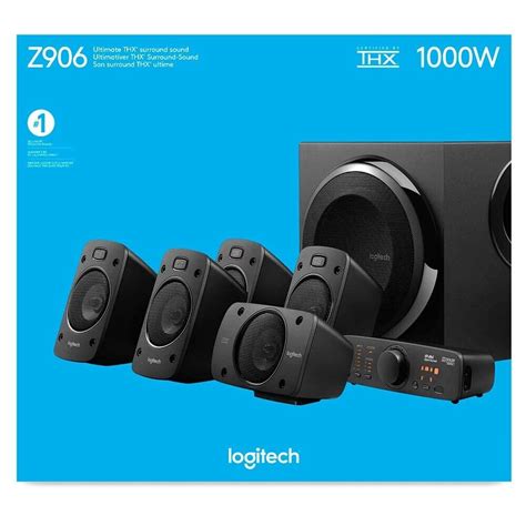 logitech chanel set|Logitech Z906 5.1 Channel THX Certified Speaker System and .